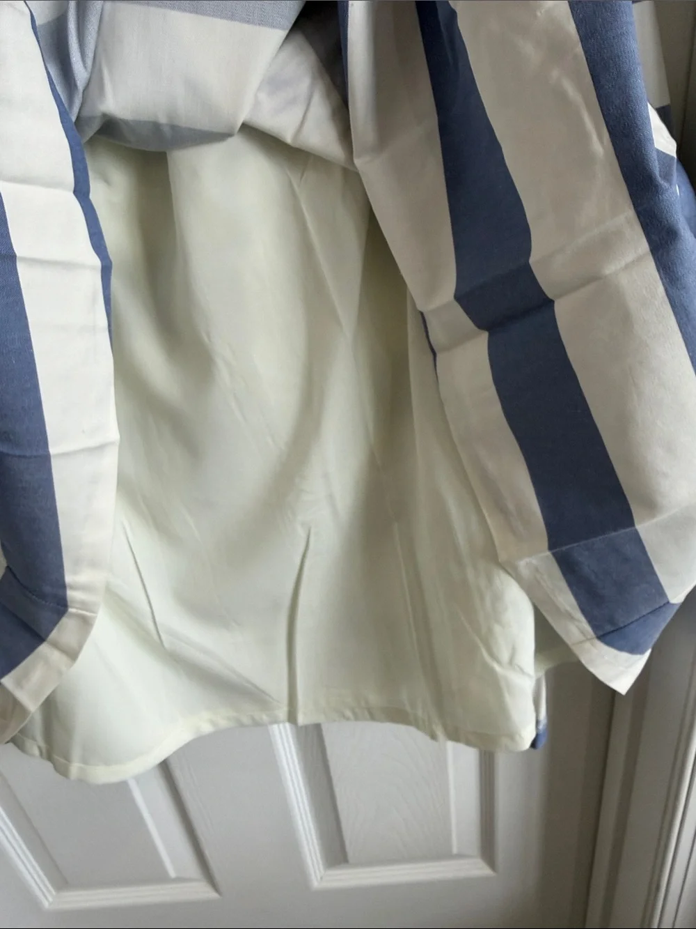 NWT The Limited Blue and White Striped Halter Midi Dress - Picture 6 of 16